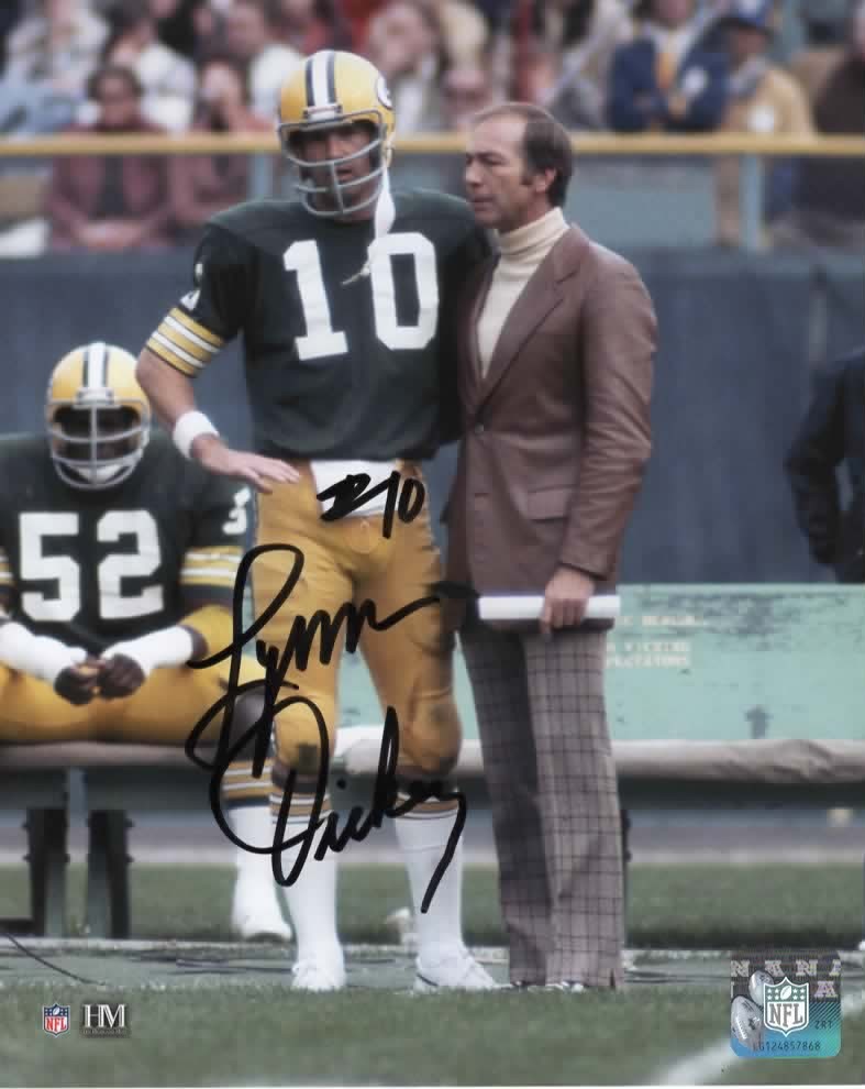 LYNN DICKEY SIGNED 8X10 PACKERS PHOTO #3
