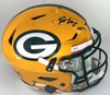 BRETT FAVRE SIGNED FULL SIZE AUTHENTIC SPEED FLEX PACKERS HELMET W/ HOF - JSA