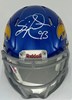 GILBERT BROWN SIGNED RIDDELL KANSAS JAYHAWKS SPEED MINI HELMET - BAS