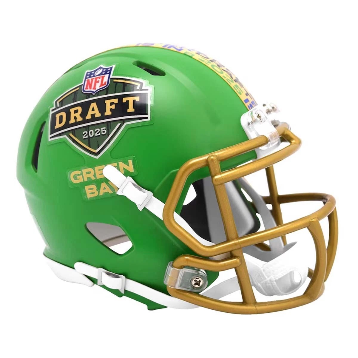 2025 NFL DRAFT UNSIGNED RIDDELL SPEED MINI HELMET