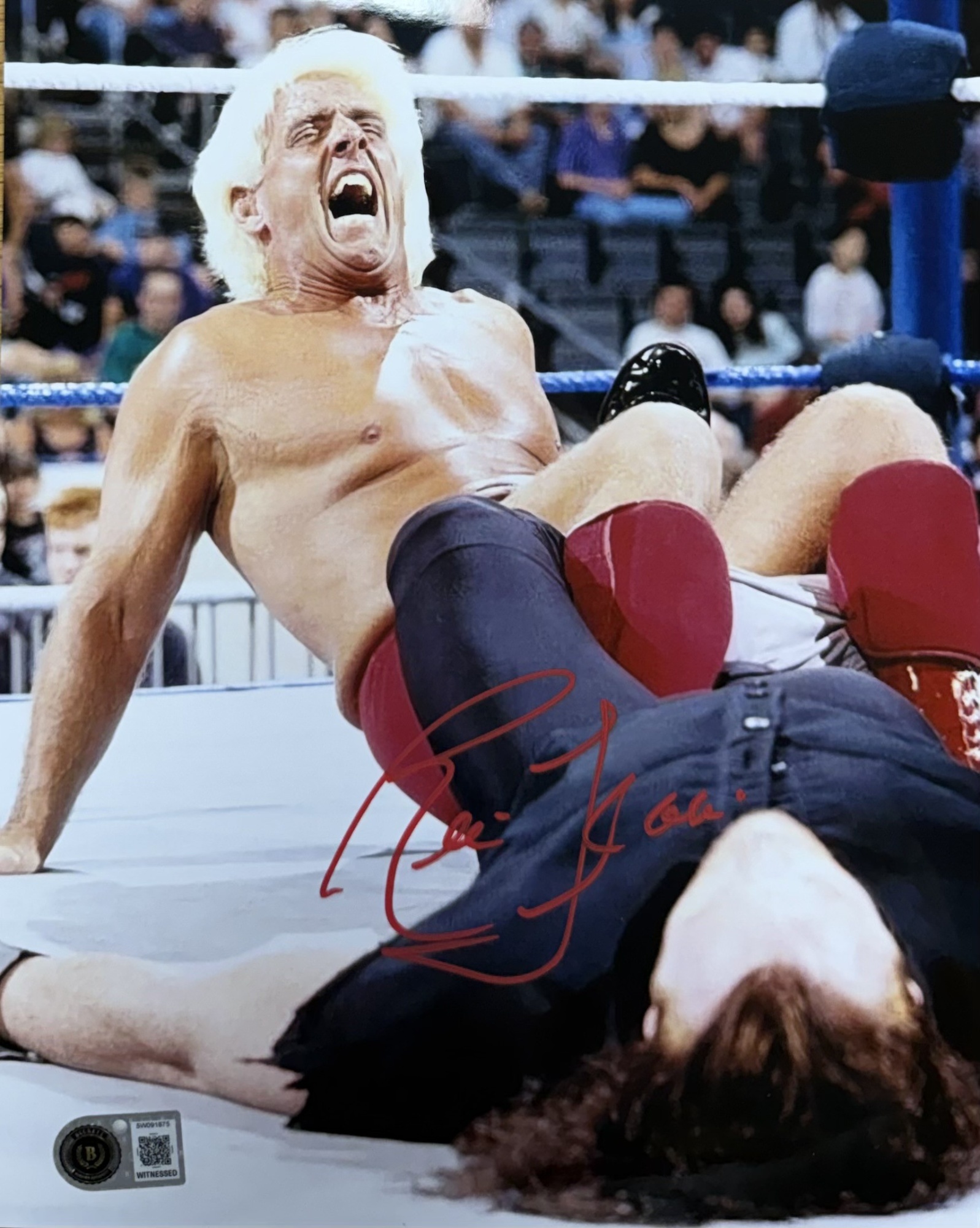 RIC FLAIR SIGNED 8X10 PHOTO #4 - BAS