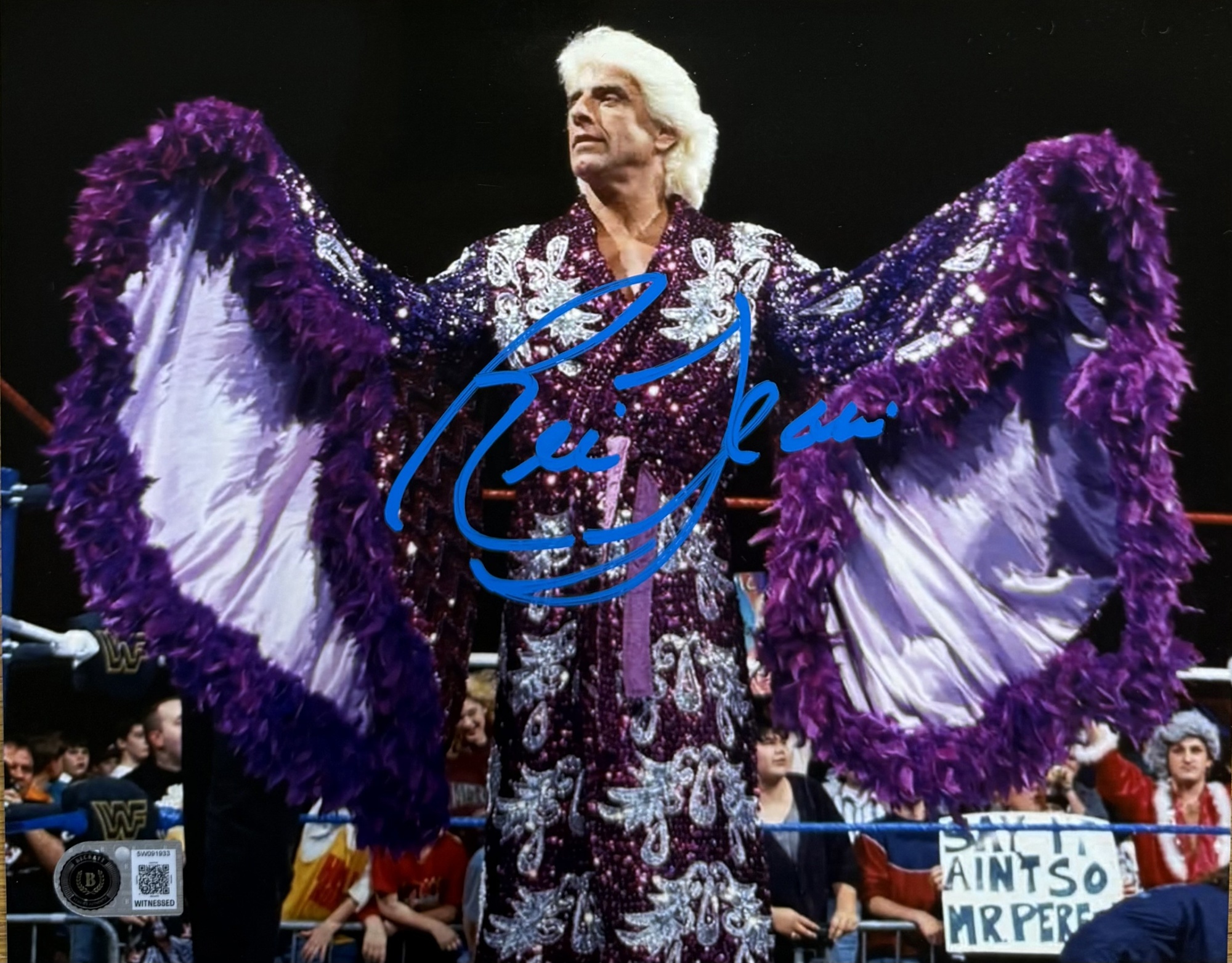 RIC FLAIR SIGNED 8X10 PHOTO #6 - BAS