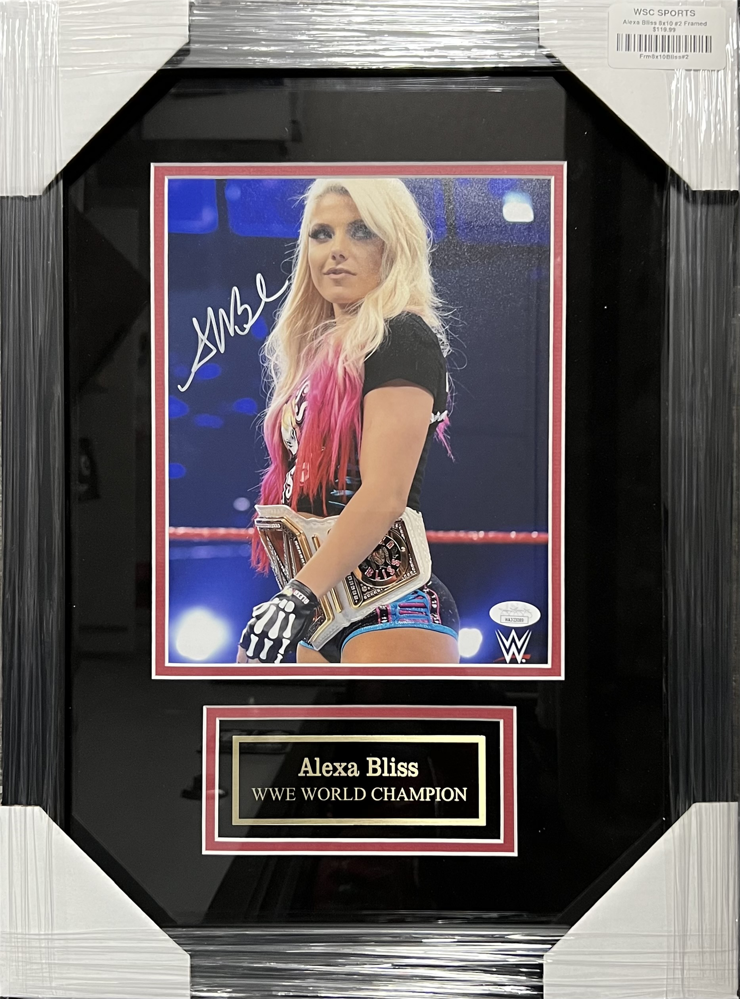 ALEXA BLISS FRAMED SIGNED 8X10 PHOTO #1