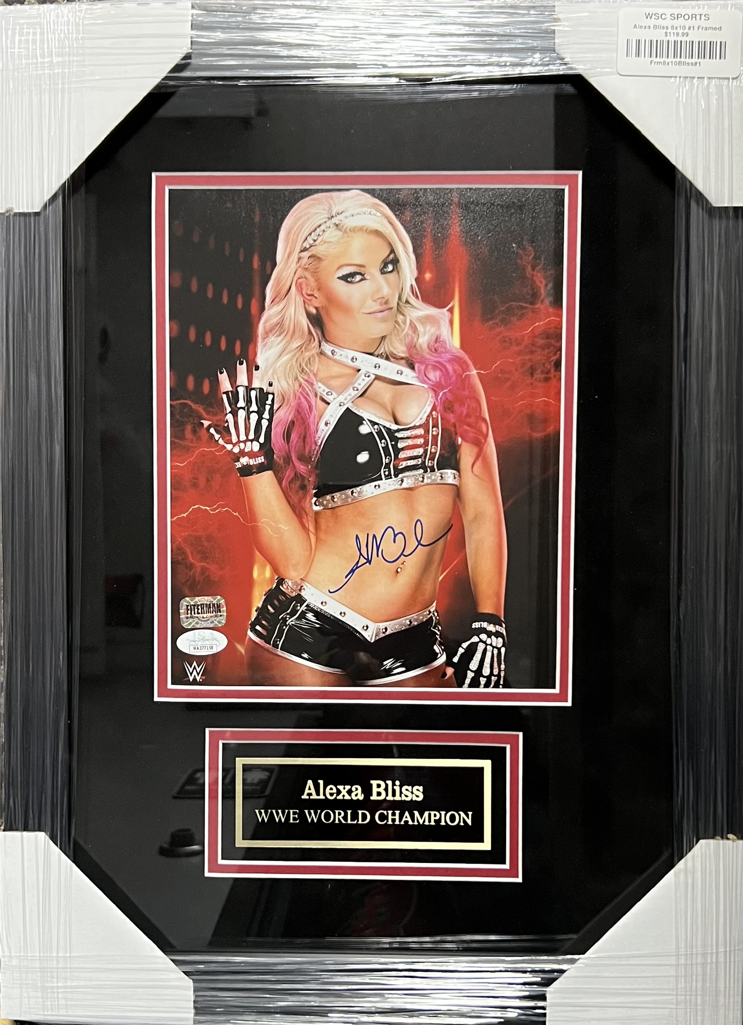 ALEXA BLISS FRAMED SIGNED 8X10 PHOTO #2