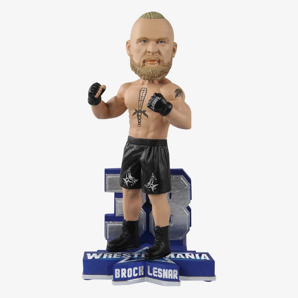 BROCK LESNAR WRESTLEMANIA 38 WWE BOBBLEHEAD