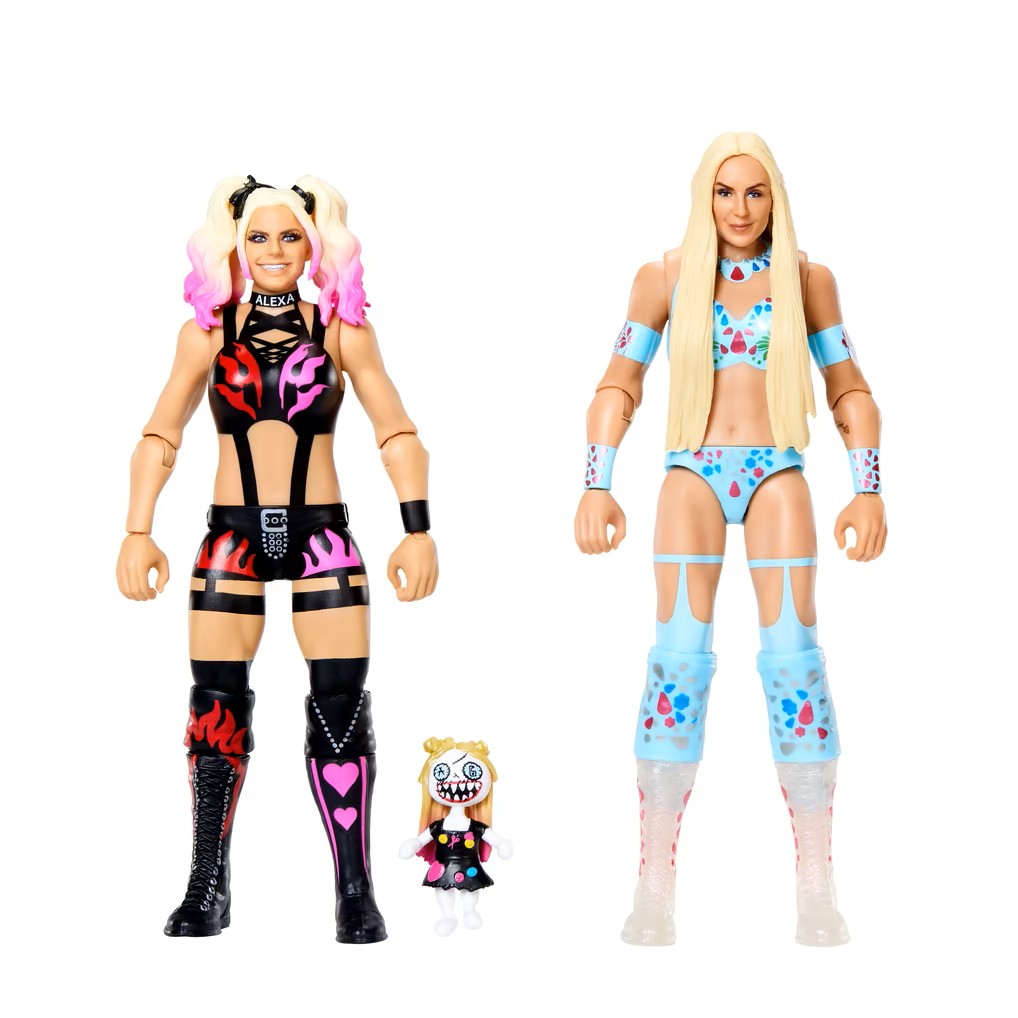 ALEXA BLISS VS CHARLOTTE FLAIR ACTION FIGURES - WWE MAIN EVENT SHOWDOWN SERIES 29
