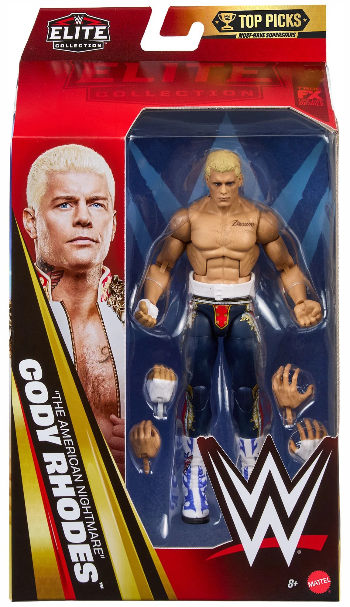 CODY RHODES ACTION FIGURE - WWE ELITE COLLECTION TOP PICKS 2026 WAVE 4