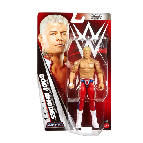 CODY RHODES ACTION FIGURE - WWE MAIN EVENT GREATEST HITS SERIES 2