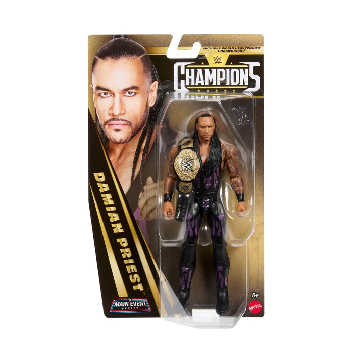 DAMIAN PRIEST ACTION FIGURE - WWE MAIN EVENT CHAMPIONS SERIES 7