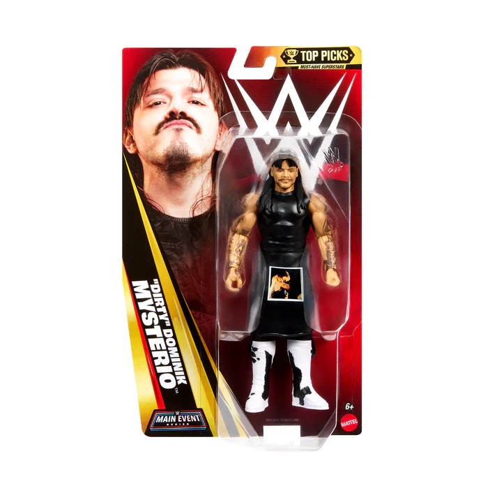 "DIRTY" DOMINIK MYSTERIO ACTION FIGURE - WWE MAIN EVENT SERIES TOP PICKS