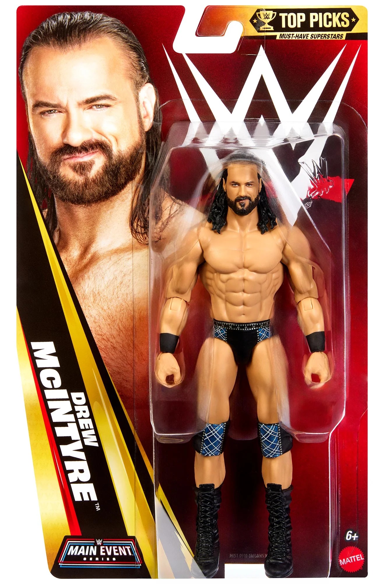 DREW MCINTYRE ACTION FIGURE - WWE MAIN EVENT TOP PICKS WAVE 4