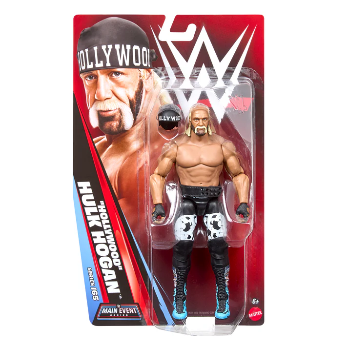 "HOLLYWOOD" HULK HOGAN ACTION FIGURE - WWE MAIN EVENT SERIES 165