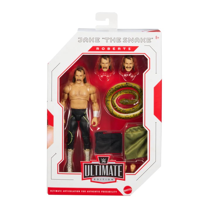 JAKE "THE SNAKE" ROBERTS ACTION FIGURE - WWE ULTIMATE EDITION 2026 WAVE 32