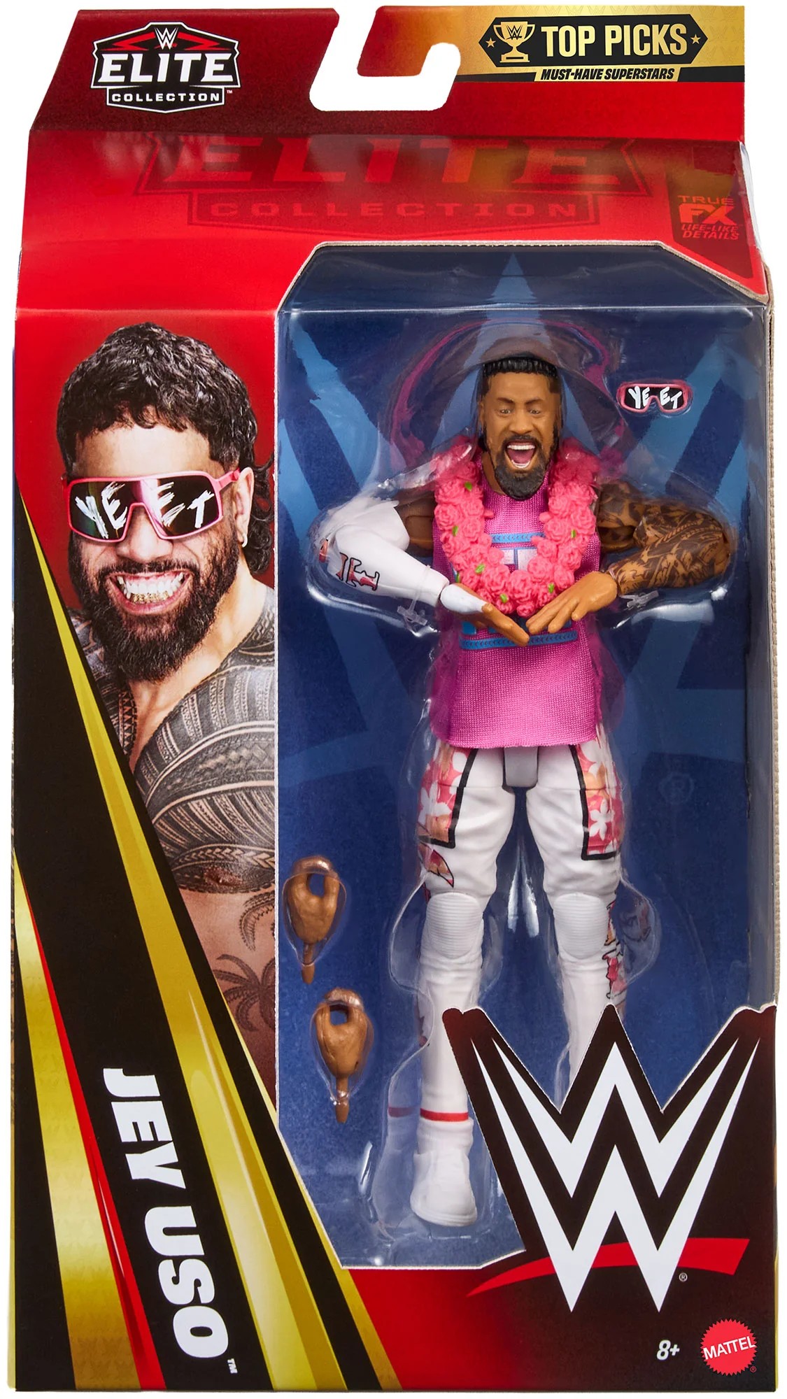 JEY USO ACTION FIGURE - WWE ELITE COLLECTION TOP PICKS 2026 WAVE 4