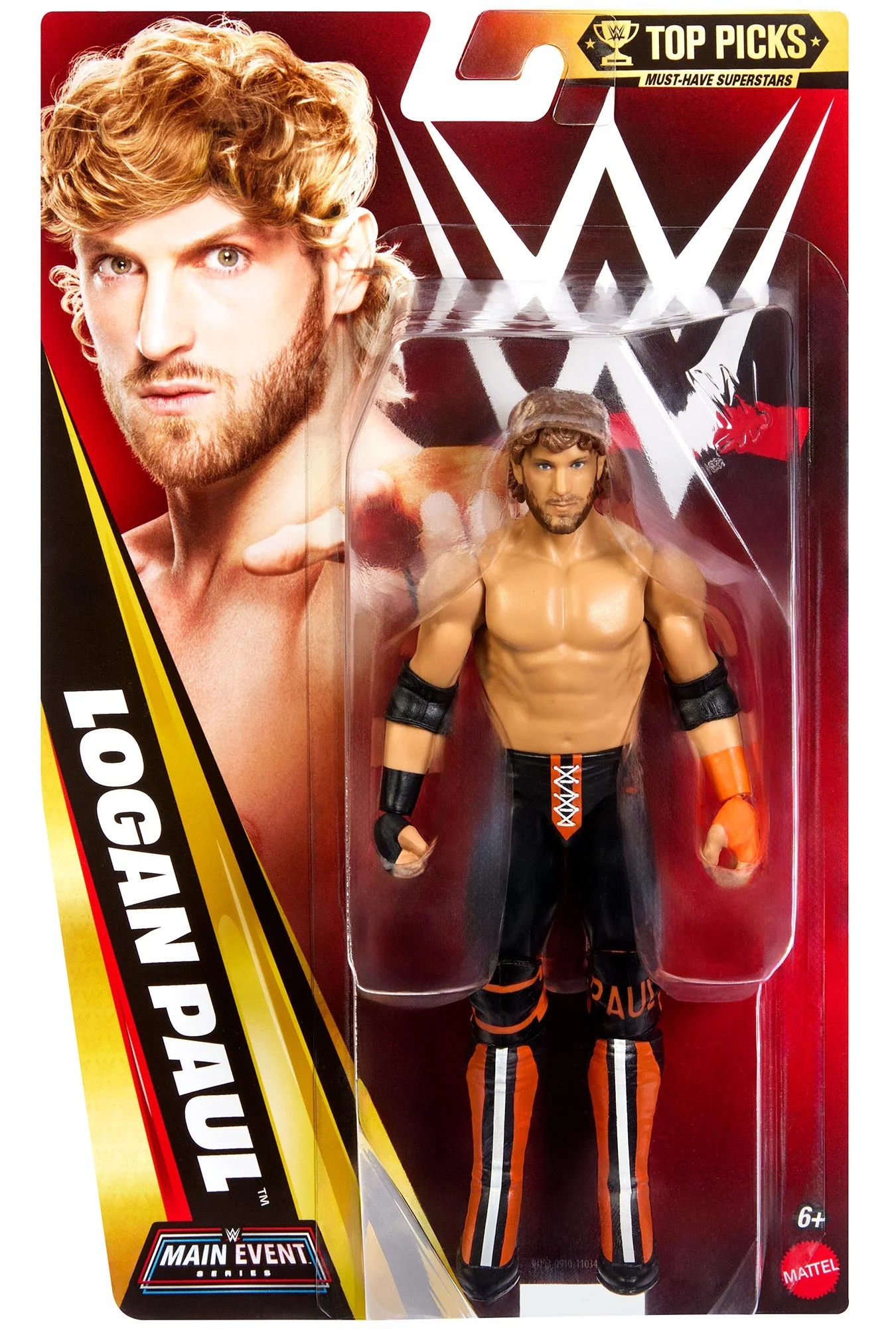 LOGAN PAUL ACTION FIGURE - WWE MAIN EVENT TOP PICKS WAVE 4