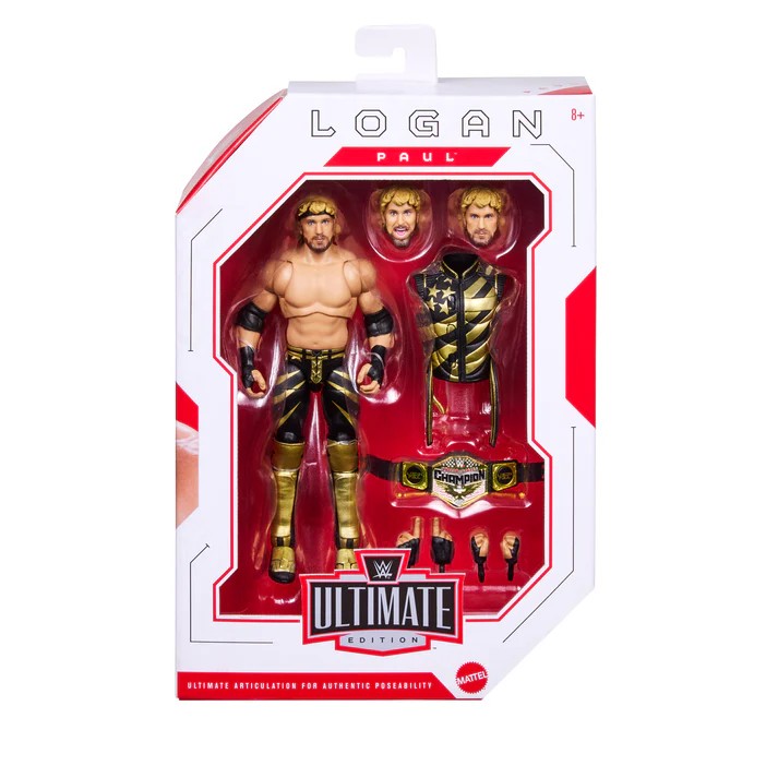 LOGAN PAUL ACTION FIGURE - WWE ULTIMATE EDITION BEST OF... SERIES 8