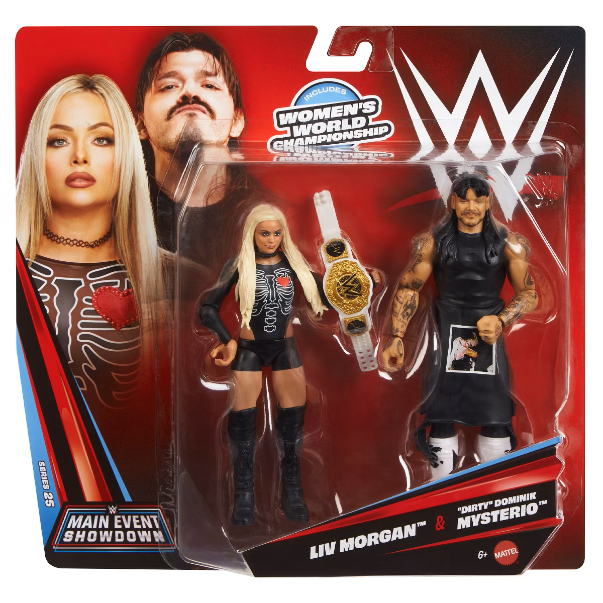 DOMINIK MYSTERIO / LIV MORGAN 2 PACK - WWE ACTION FIGURE