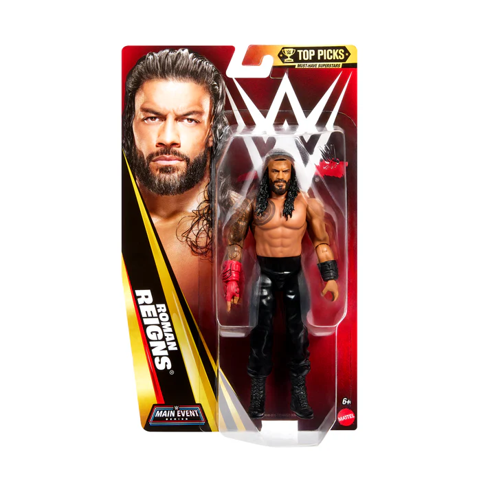 ROMAN REIGNS ACTION FIGURE - WWE MAIN EVENT SERIES TOP PICKS