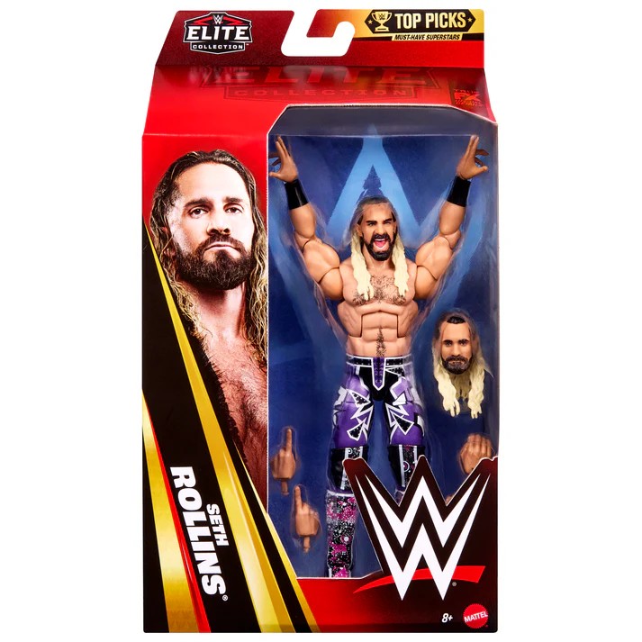 SETH ROLLINS ACTION FIGURE - WWE TOP PICKS ELITE COLLECTION 2026 WAVE 3