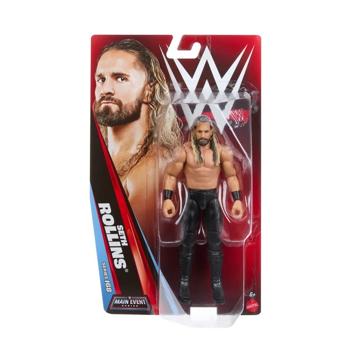 SETH ROLLINS ACTION FIGURE - WWE MAIN EVENT SERIES 168