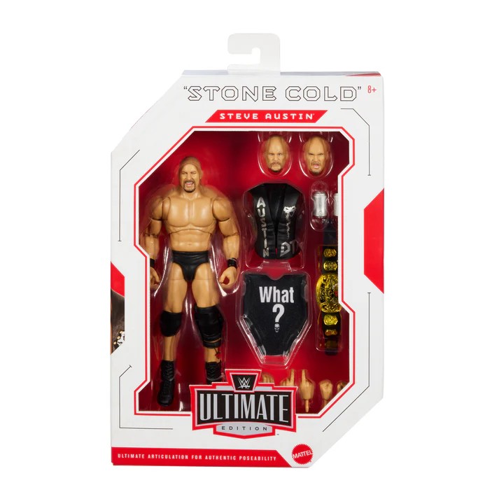"STONE COLD" STEVE AUSTIN ACTION FIGURE - WWE ULTIMATE EDITION 2026 WAVE 32