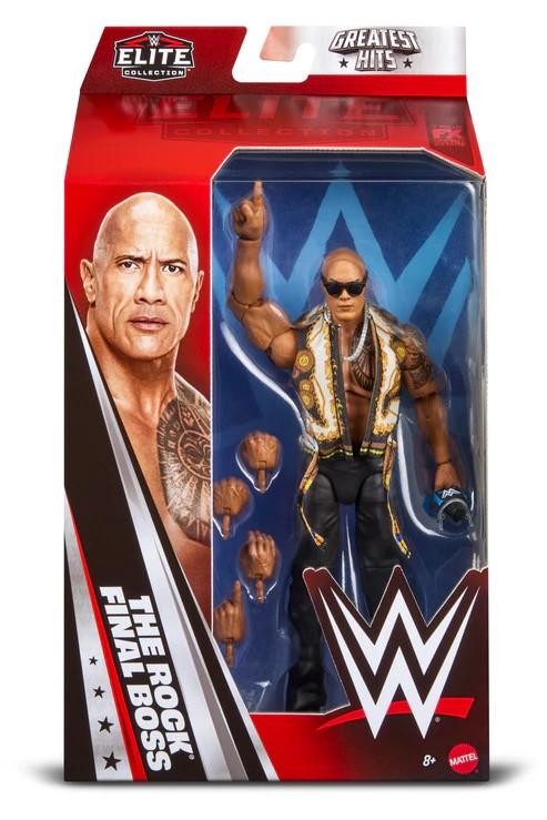 THE ROCK "FINAL BOSS" ACTION FIGURE - WWE GREATEST HITS SERIES 10