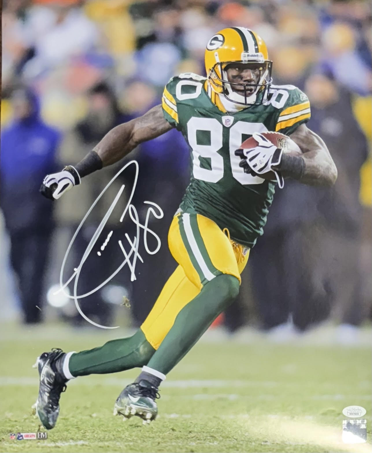 DONALD DRIVER SIGNED 16X20 PACKERS PHOTO #27 - JSA