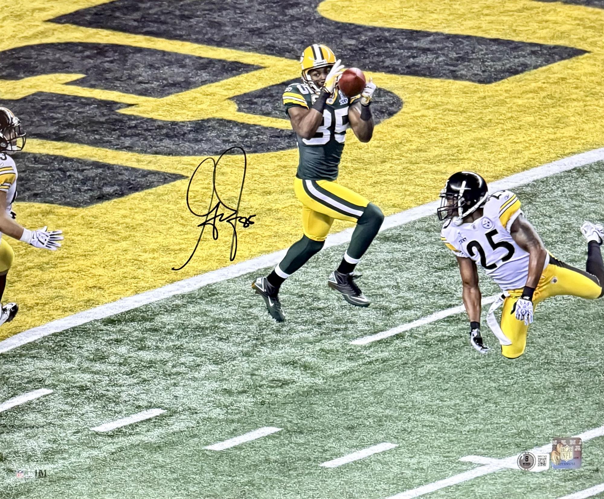 GREG JENNINGS SIGNED 16X20 PACKERS PHOTO #2 - BAS