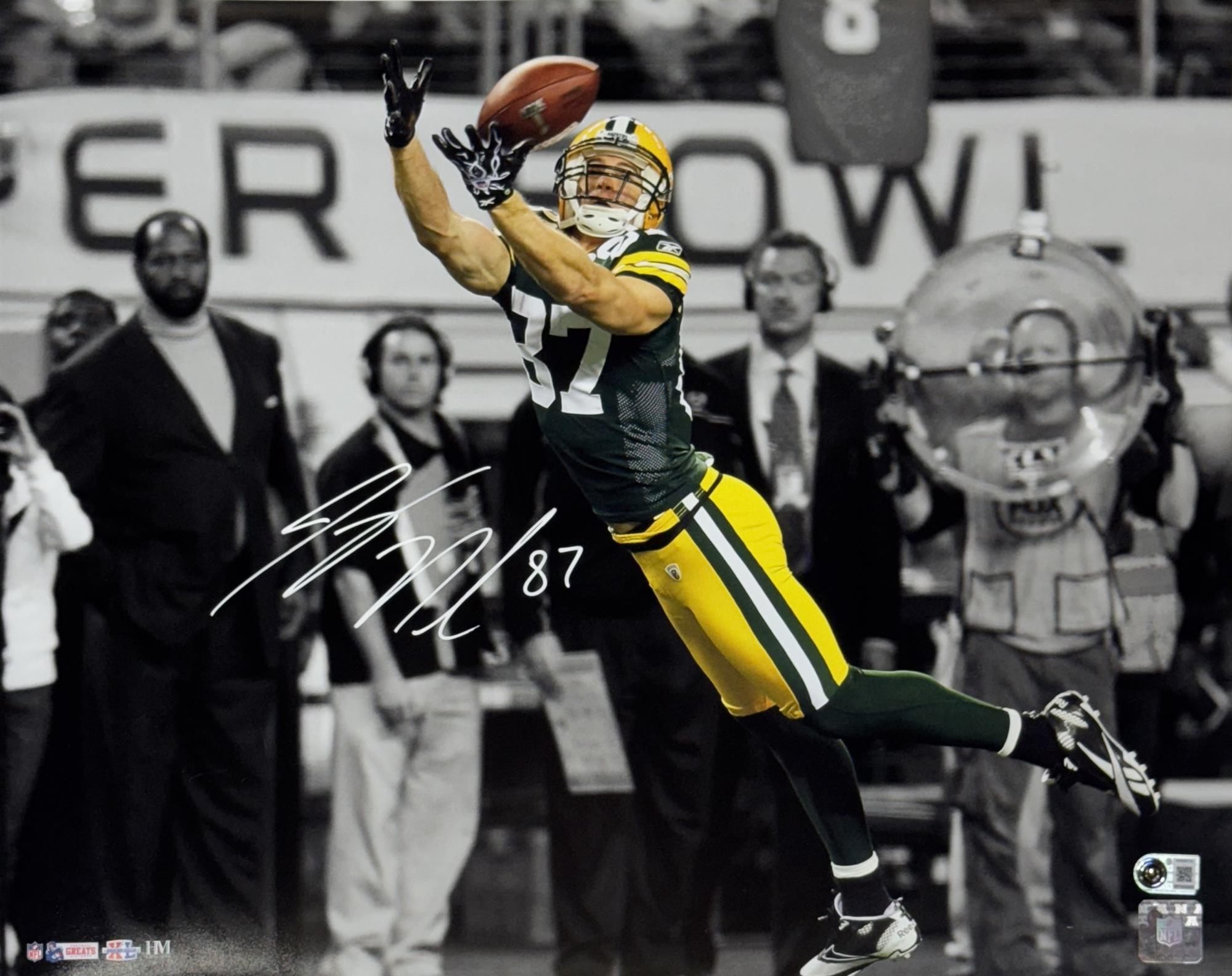 JORDY NELSON SIGNED 16X20 PACKERS PHOTO #20 - BAS