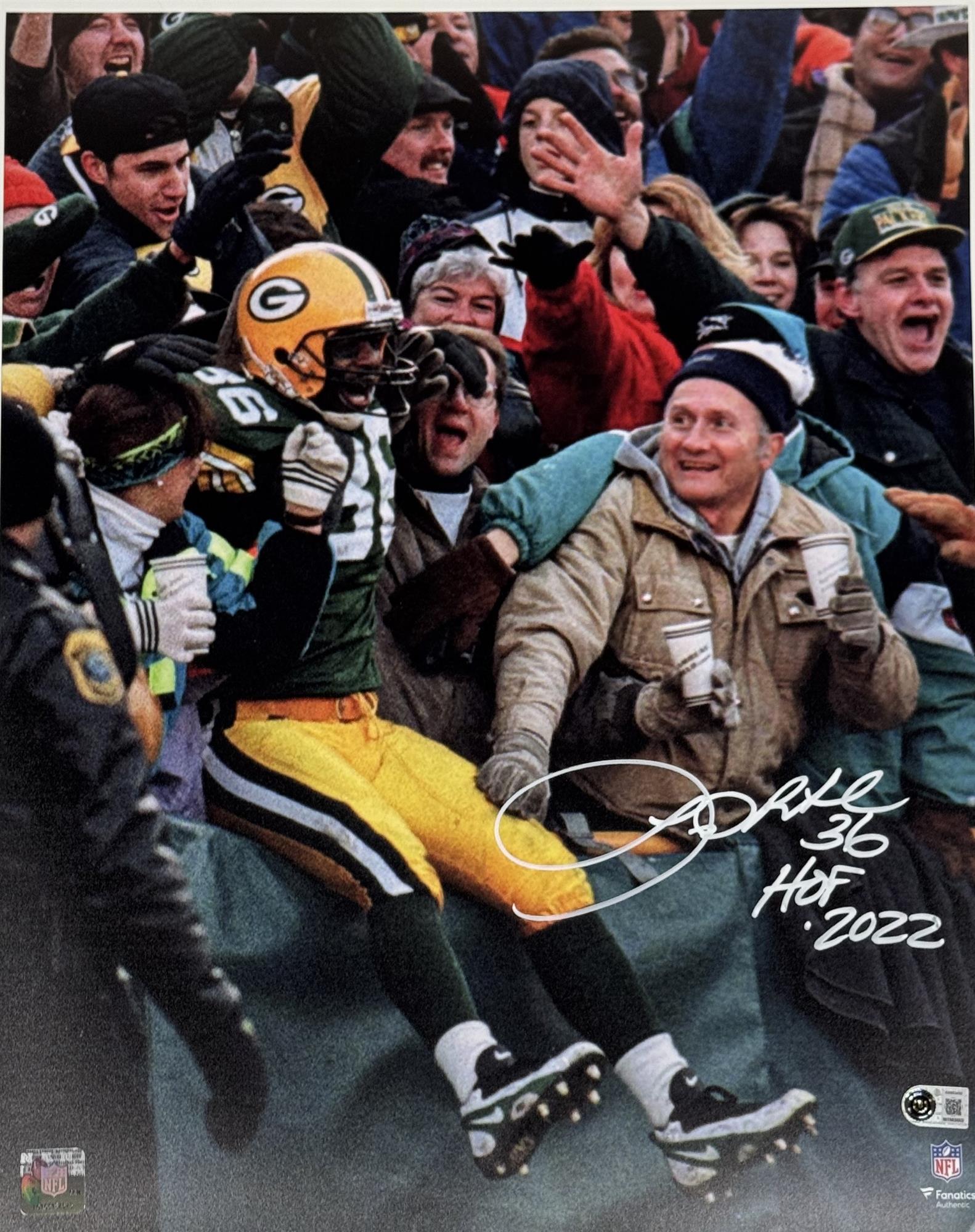 LEROY BUTLER SIGNED 16X20 PACKERS PHOTO #2 W/ HOF '22 - BAS