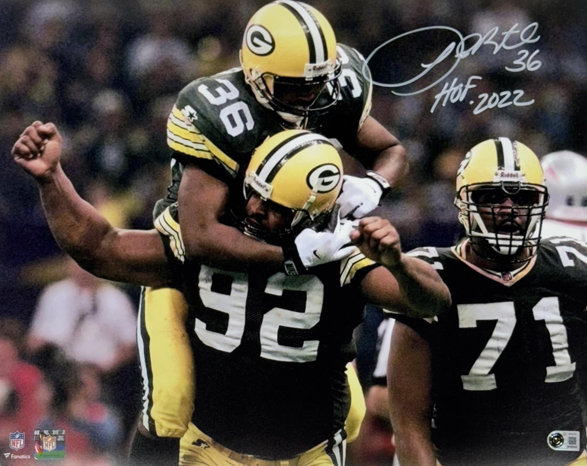 LEROY BUTLER SIGNED 16X20 PACKERS PHOTO #4 W/ HOF '22 - BAS