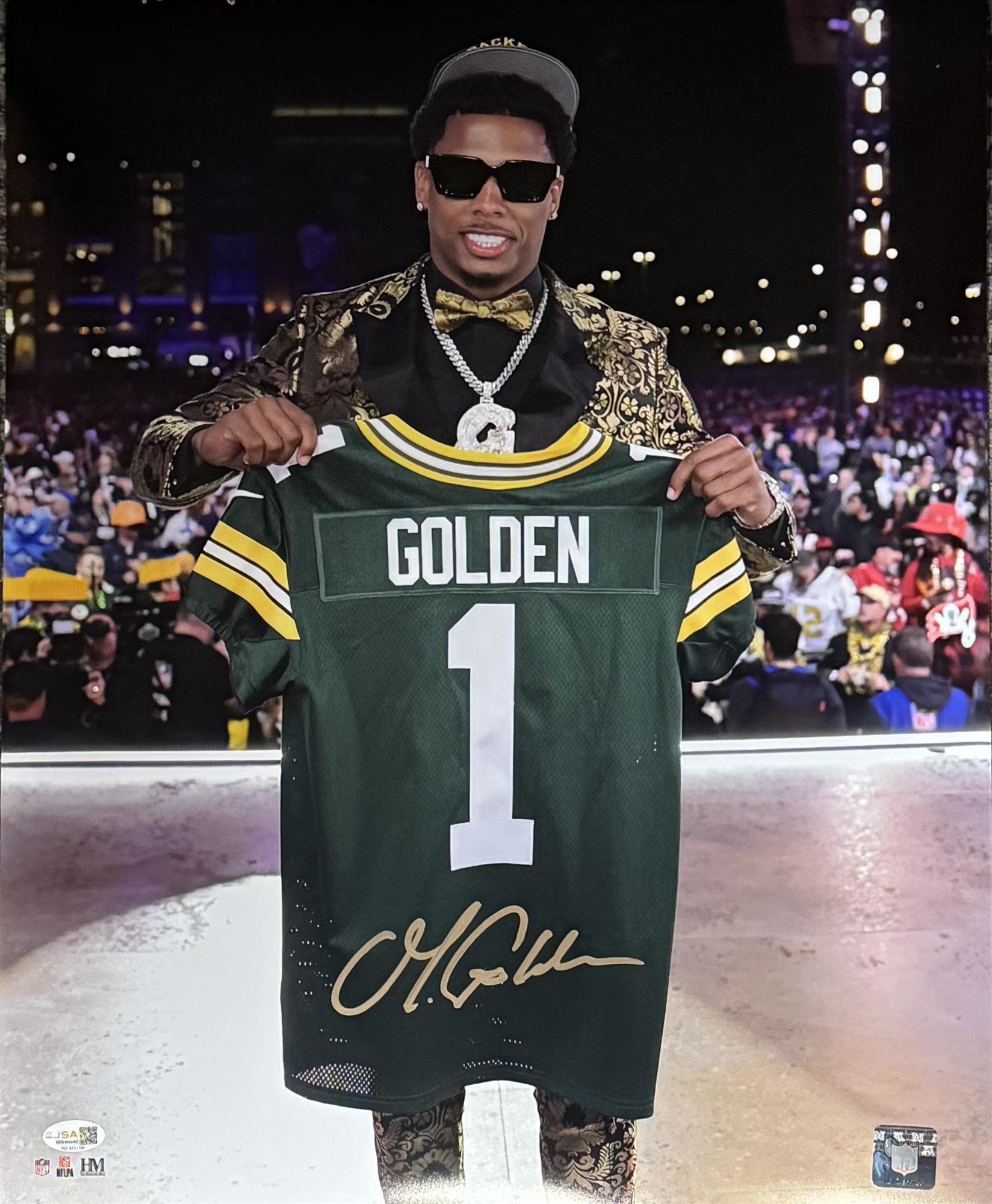 MATTHEW GOLDEN SIGNED 16X20 PACKERS PHOTO #2 - JSA
