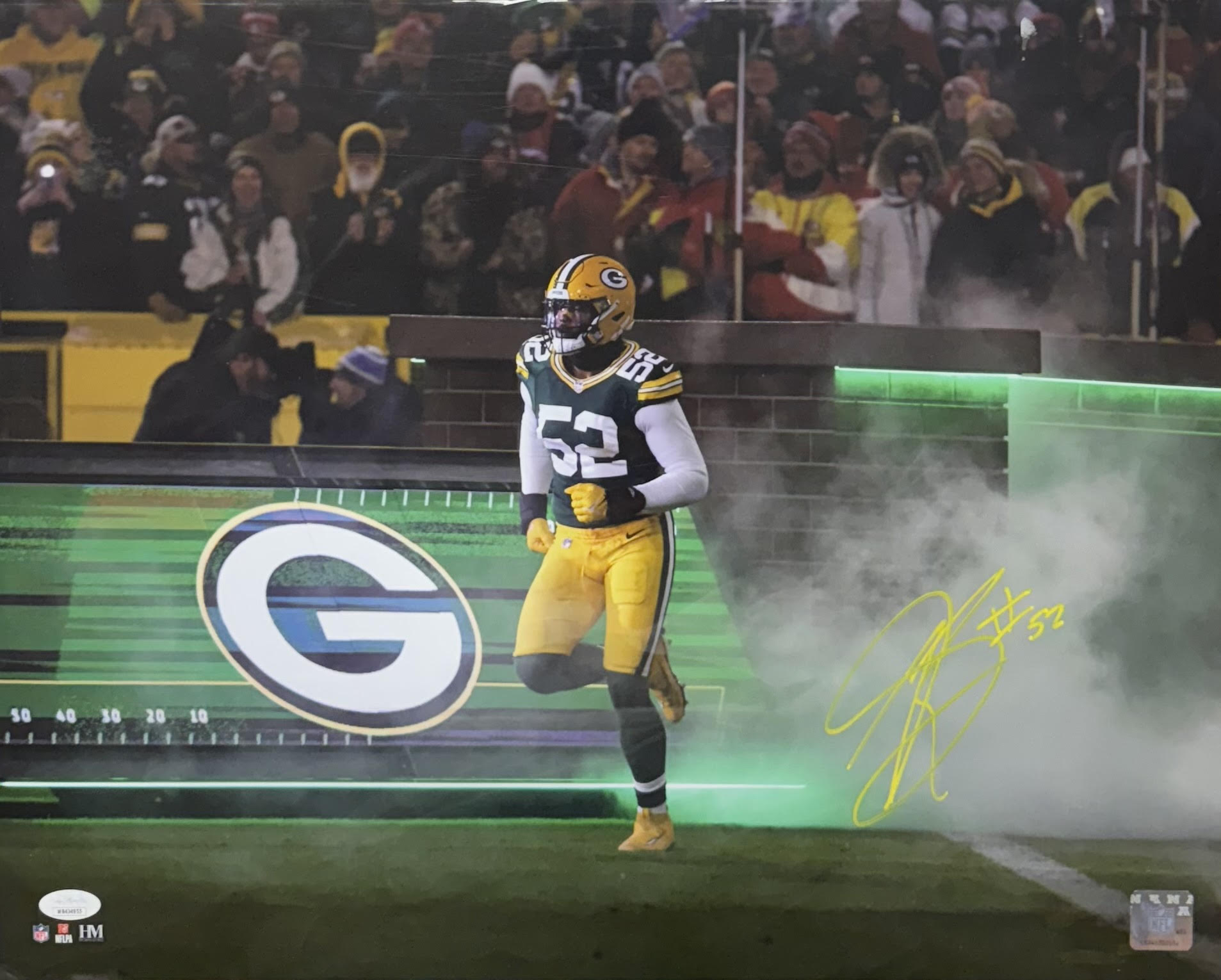 RASHAN GARY SIGNED 16X20 PACKERS PHOTO #1 - JSA