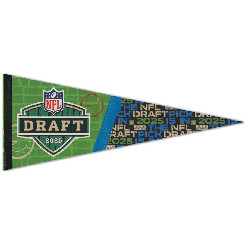 2025 NFL Draft Logo Premium Pennant