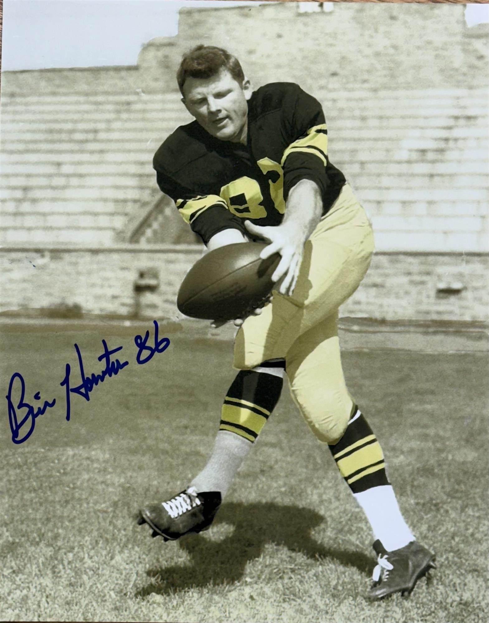BILLY HOWTON (d) SIGNED 8X10 PACKERS PHOTO #1