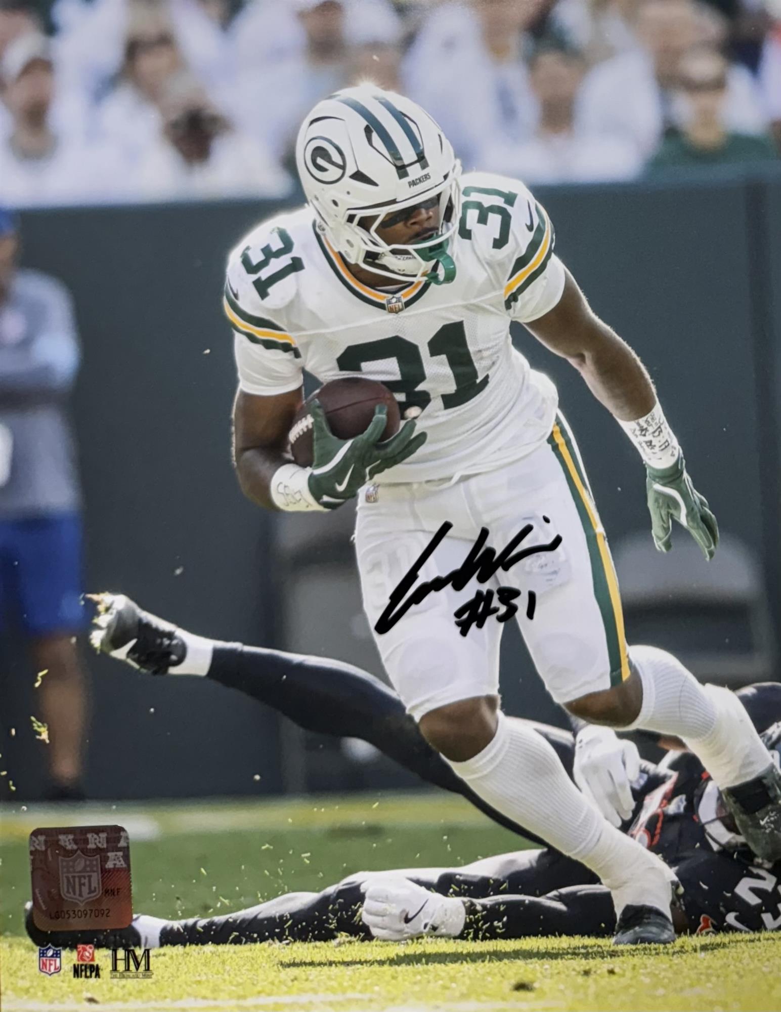 EMANUEL WILSON SIGNED 8X10 PACKERS PHOTO #1