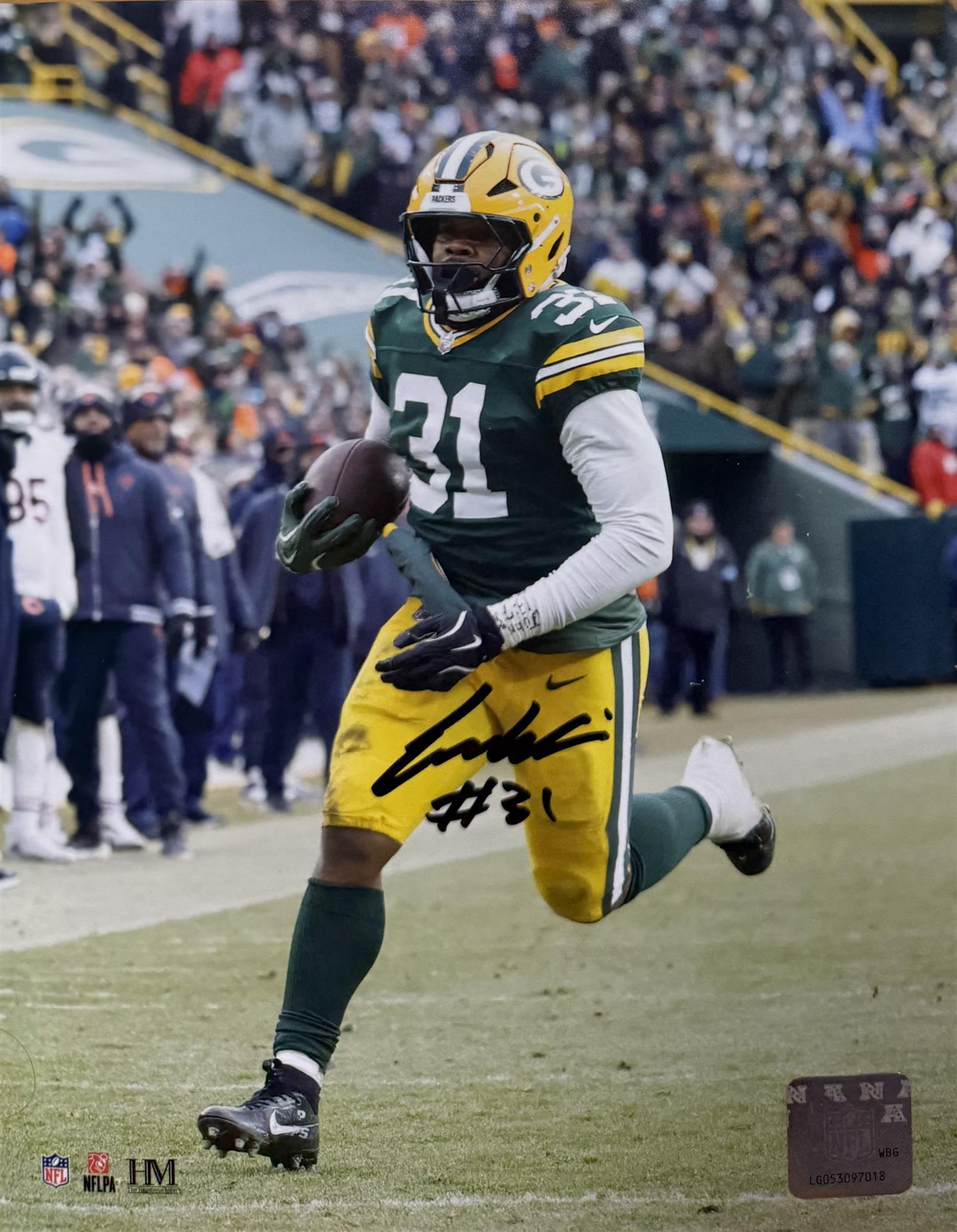 EMANUEL WILSON SIGNED 8X10 PACKERS PHOTO #2