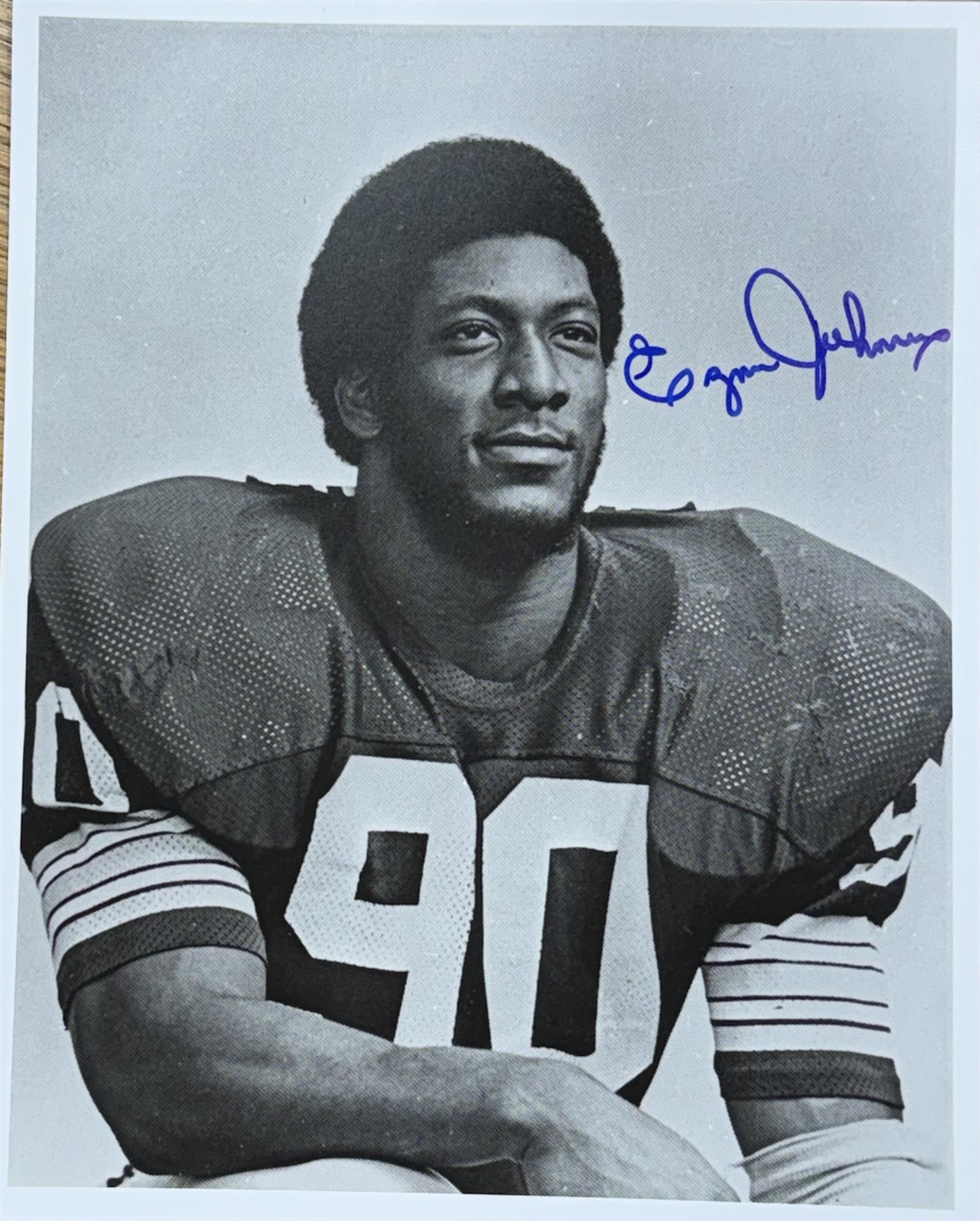 EZRA JOHNSON SIGNED 8X10 PACKERS PHOTO #3