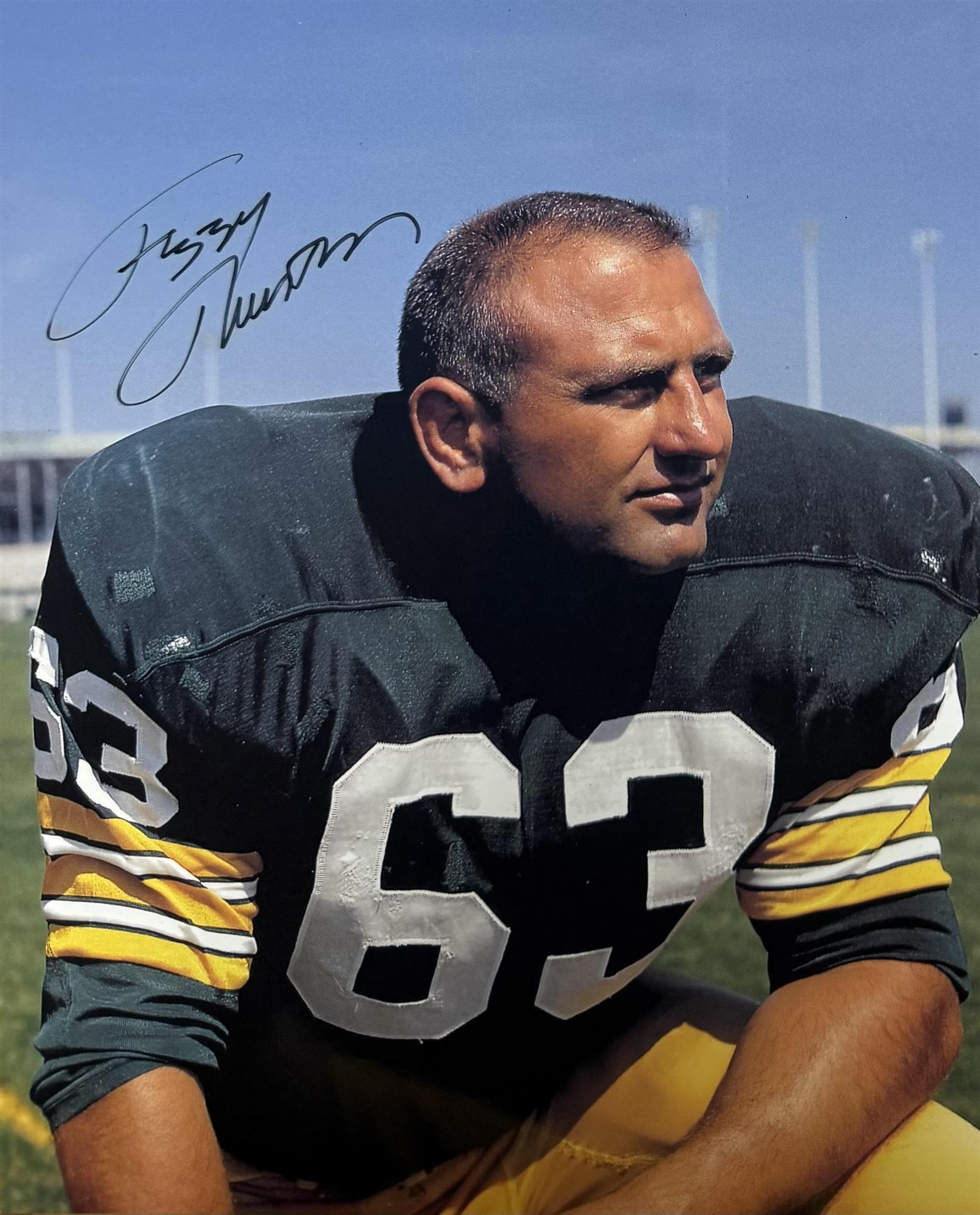 FUZZY THURSTON (d) SIGNED 8X10 PACKERS PHOTO #2
