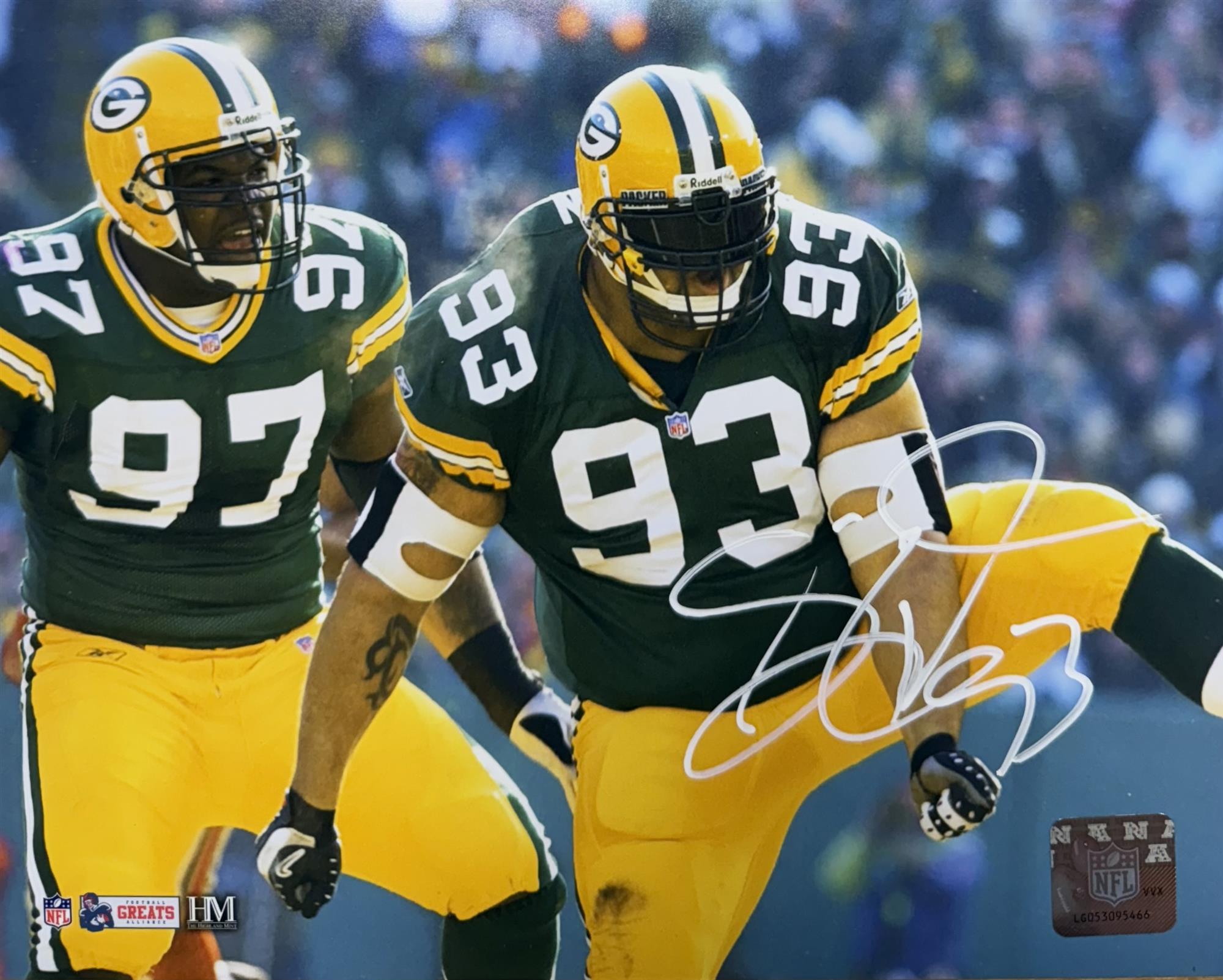 GILBERT BROWN SIGNED 8X10 PACKERS PHOTO #6
