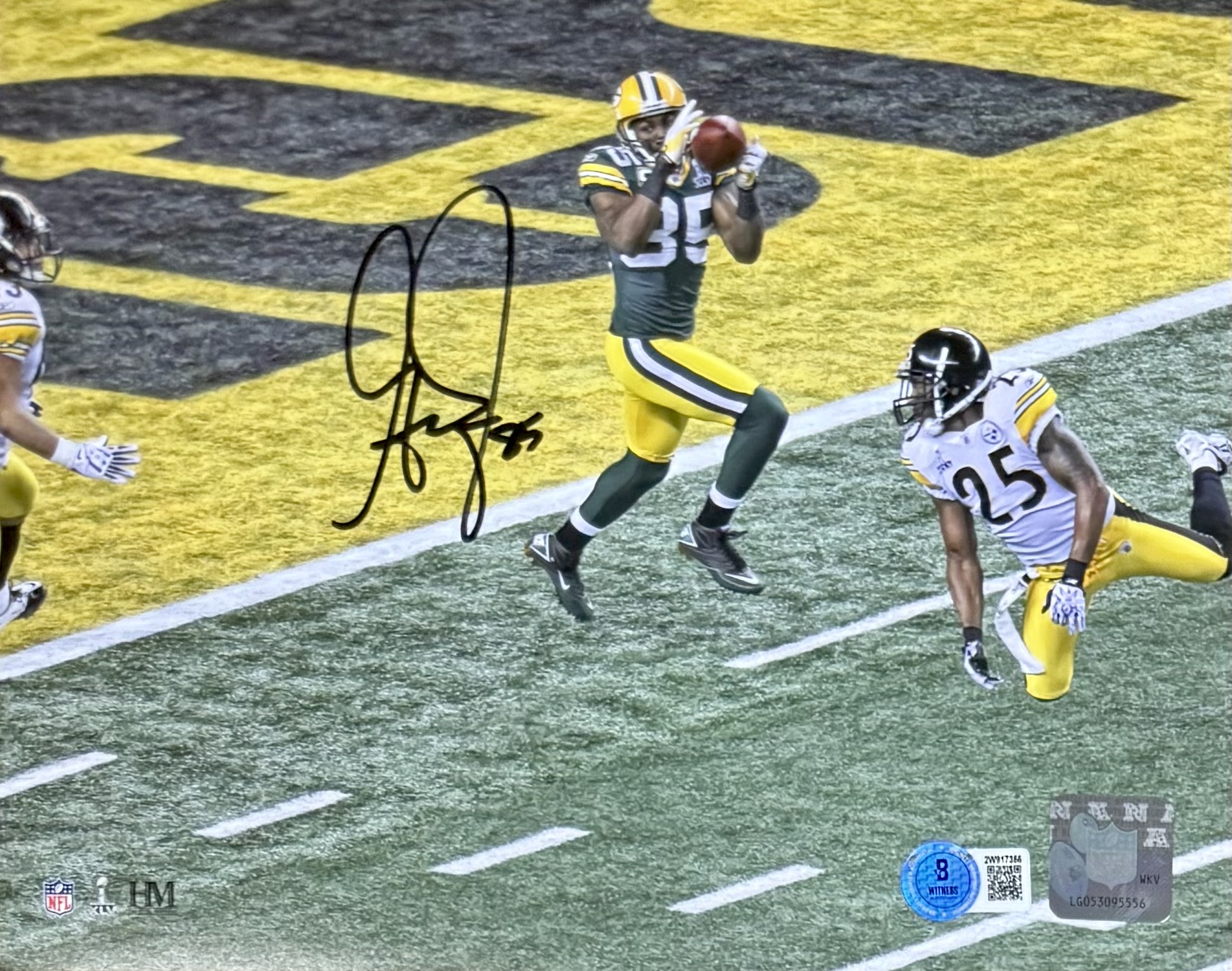 GREG JENNINGS SIGNED 8X10 PACKERS PHOTO #2 - BAS