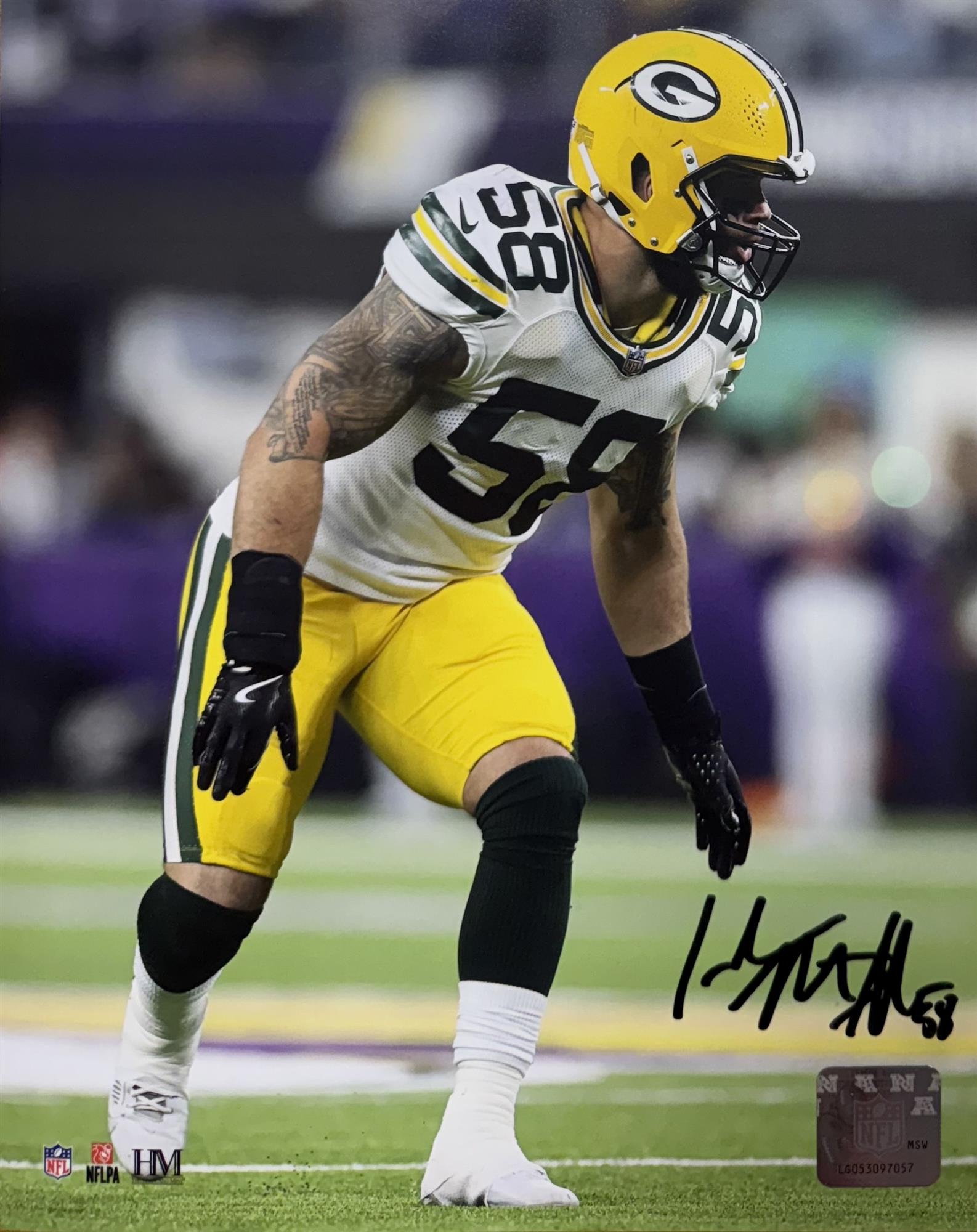 ISAIAH MCDUFFIE SIGNED 8X10 PACKERS PHOTO #1