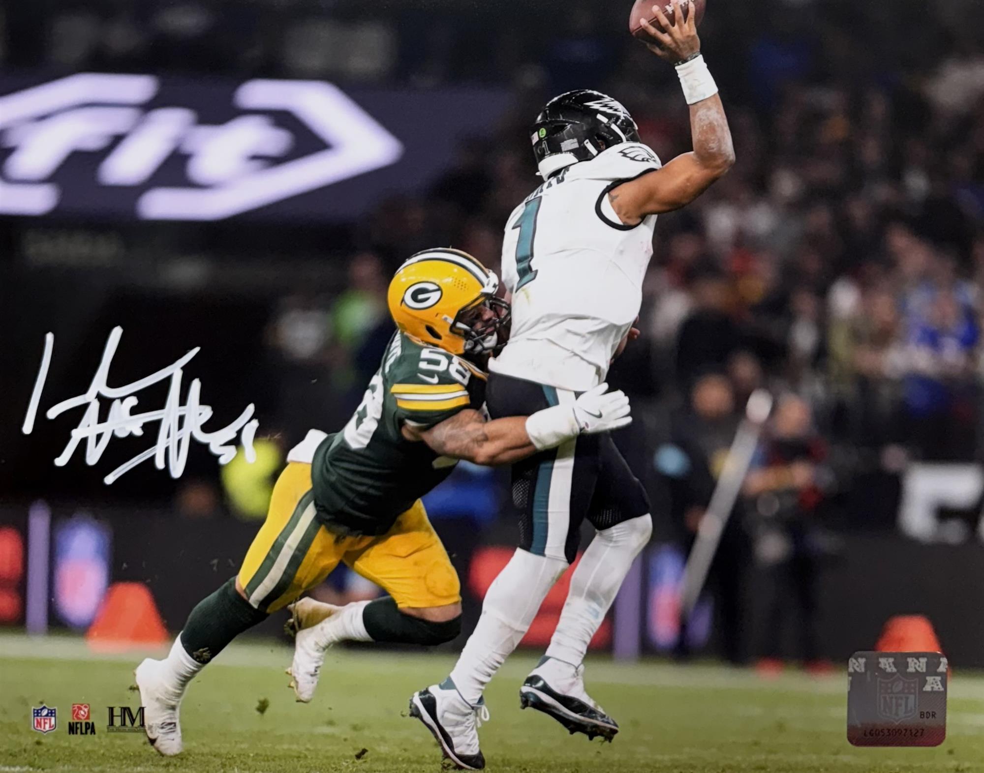 ISAIAH MCDUFFIE SIGNED 8X10 PACKERS PHOTO #3