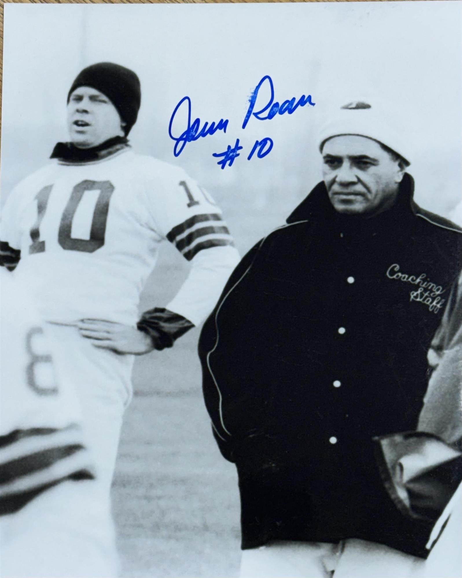 JOHN ROACH SIGNED 8X10 PACKERS PHOTO #2