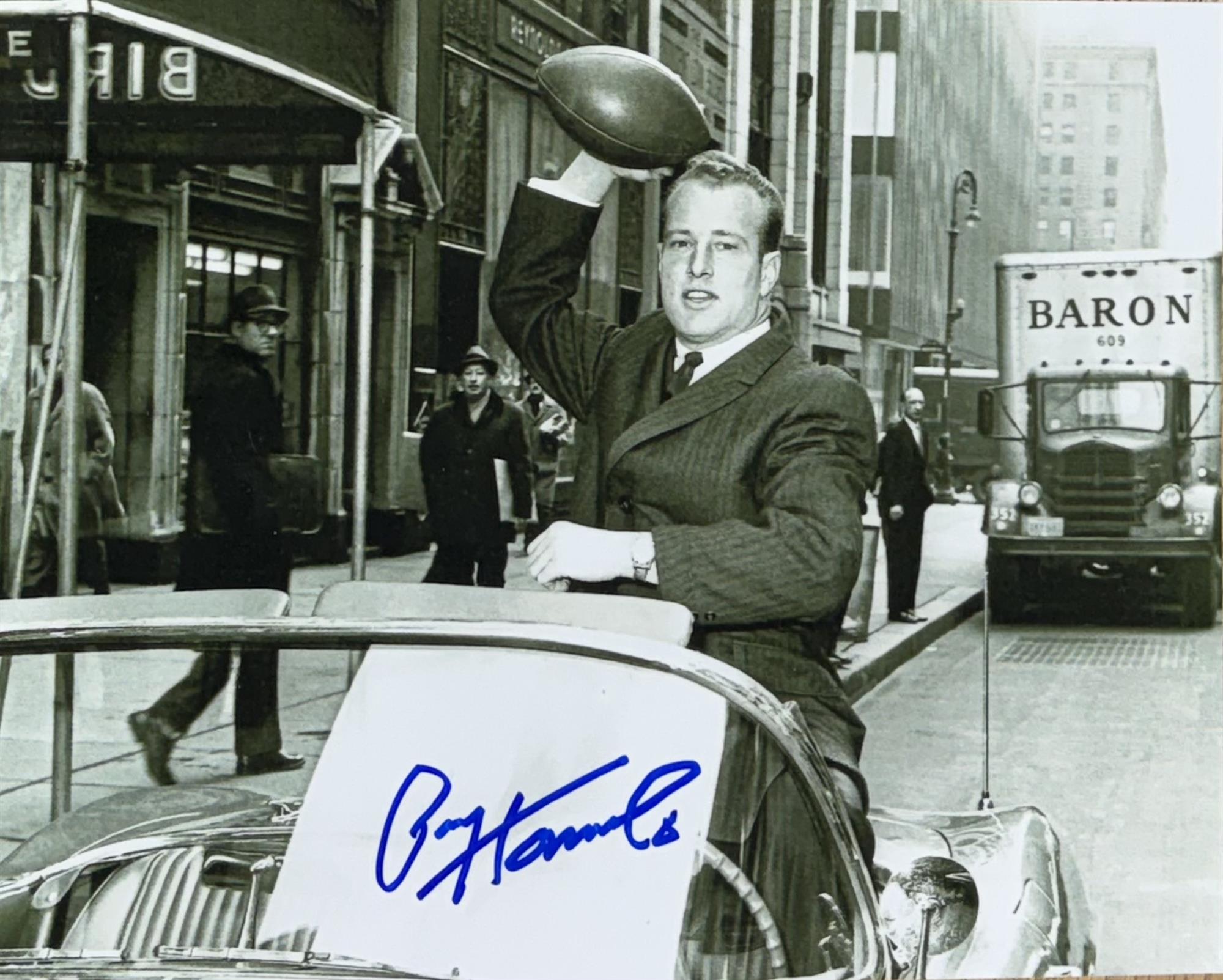 PAUL HORNUNG SIGNED 8X10 PACKERS PHOTO #17