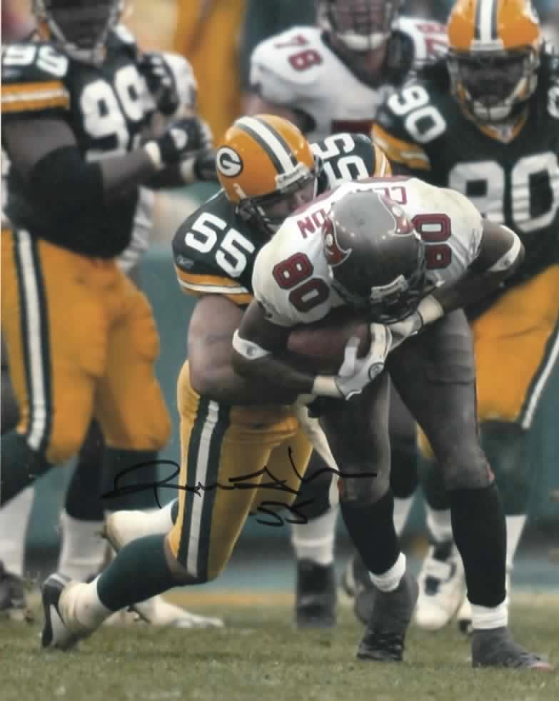 ROBERT THOMAS SIGNED 8X10 PACKERS PHOTO #2