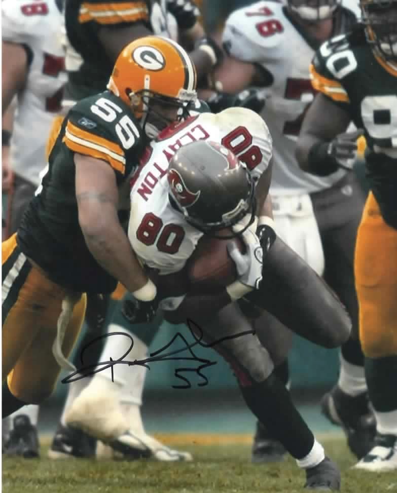 ROBERT THOMAS SIGNED 8X10 PACKERS PHOTO #3