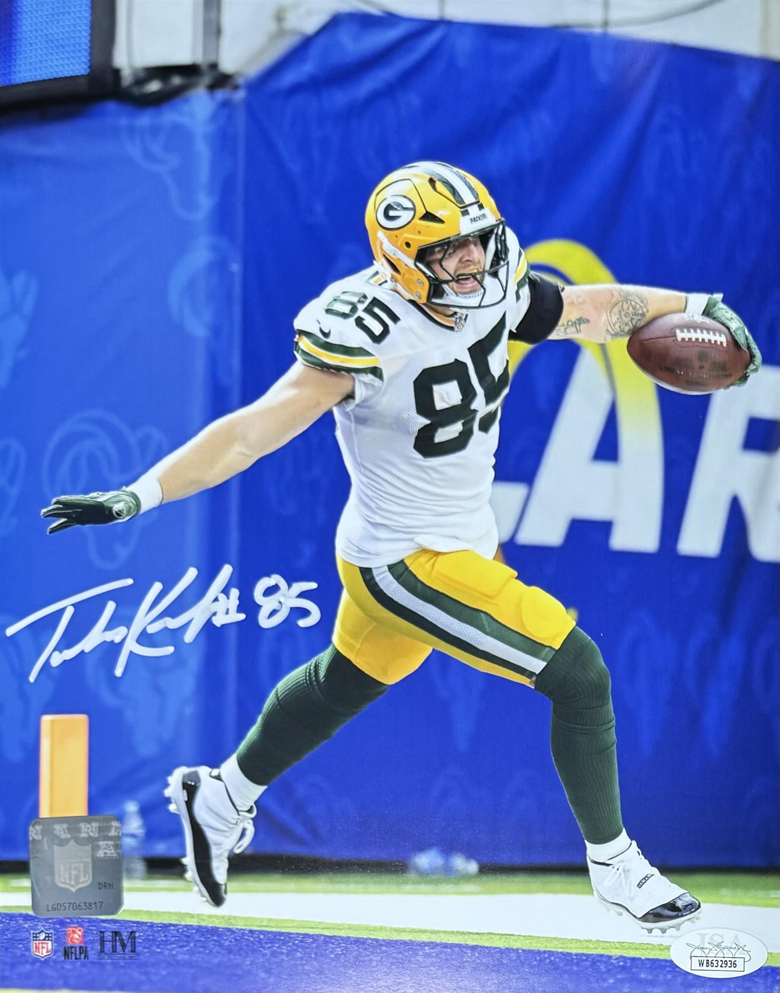 TUCKER KRAFT SIGNED PACKERS 8X10 PHOTO #5