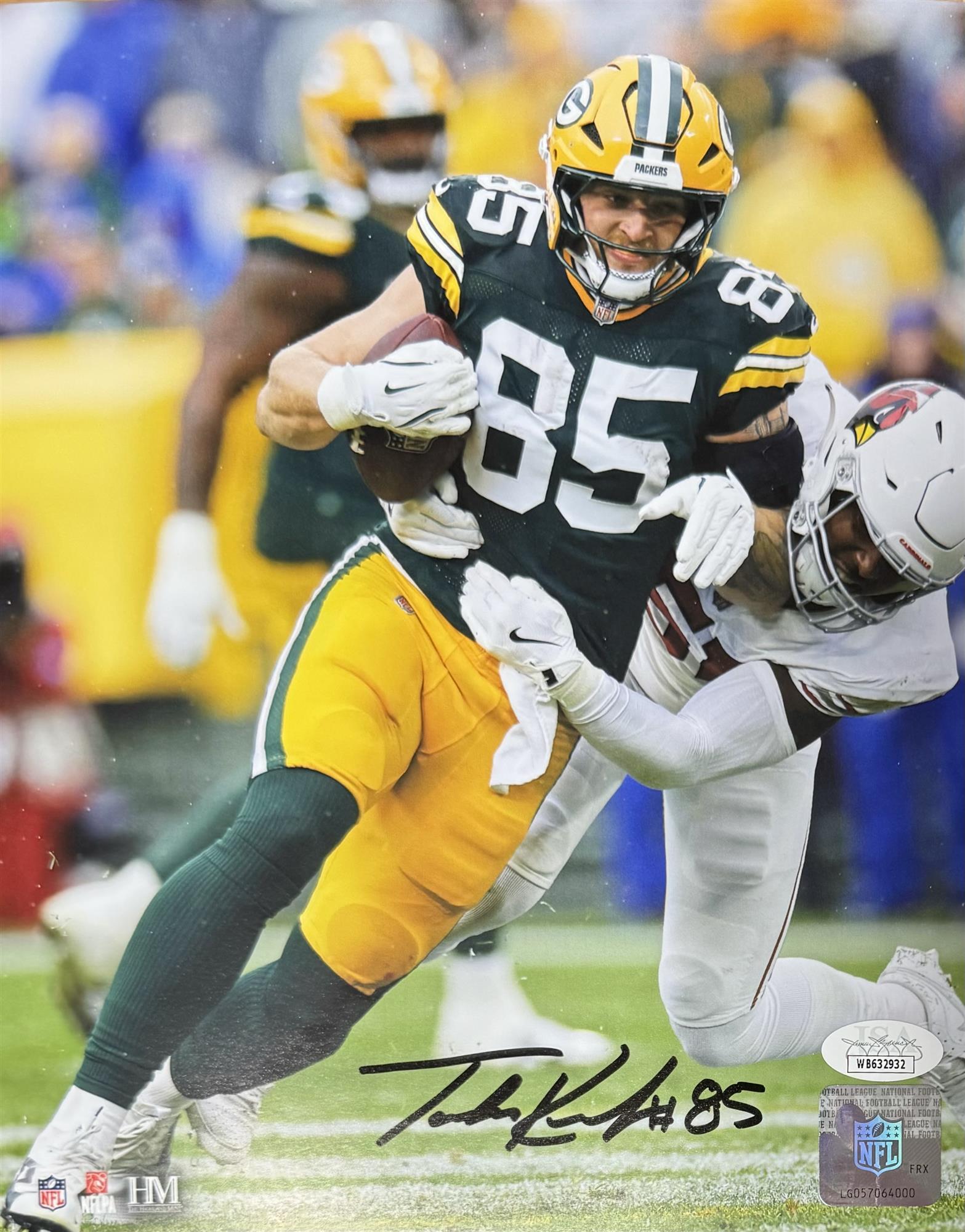 TUCKER KRAFT SIGNED PACKERS 8X10 PHOTO #7