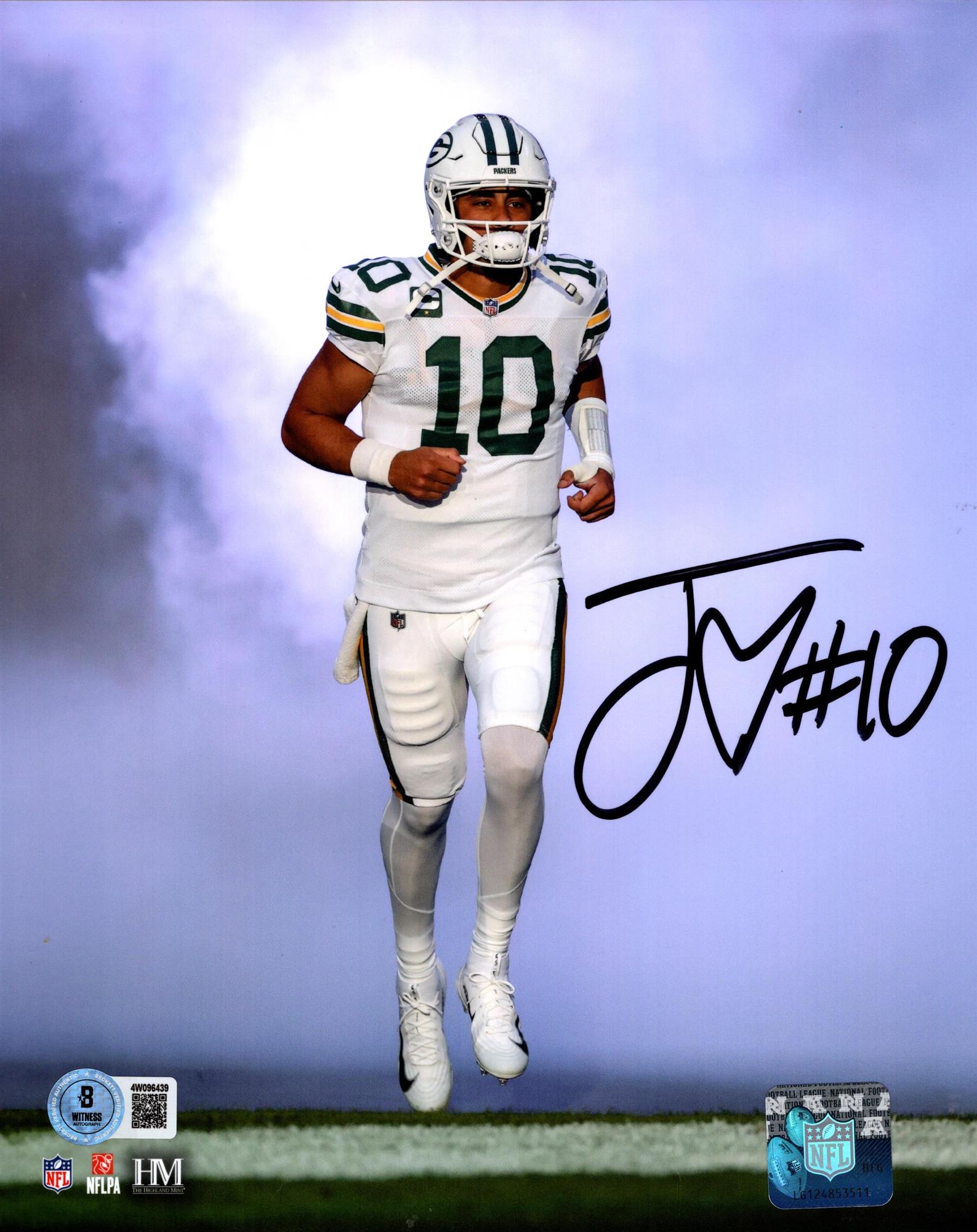 JORDAN LOVE SIGNED PACKERS 8X10 PHOTO #12 - BAS